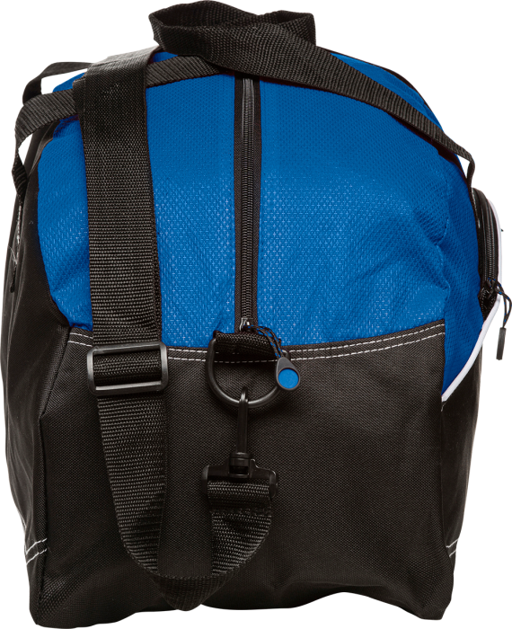 Clique - Basic Sports Bag - Nero & blu reale