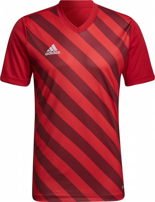 Adidas - Entrada 22 Stribet Spilletr&oslash;je - Power red 2 & shadow red