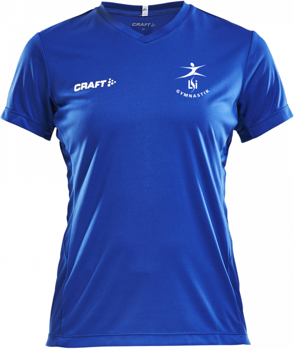 Craft - Lsi Ss T-Shirt Dame - Royal Blue
